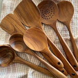 Wooden Cooking Utensils 5 Pcs Set