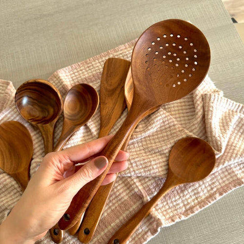 Wooden Cooking Utensils 5 Pcs Set