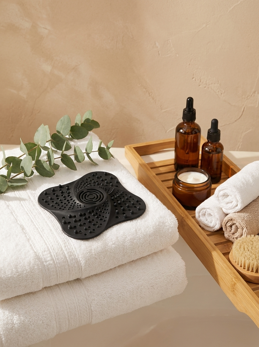 Anti Blocking Spiral Shower Drain Hair Catcher
