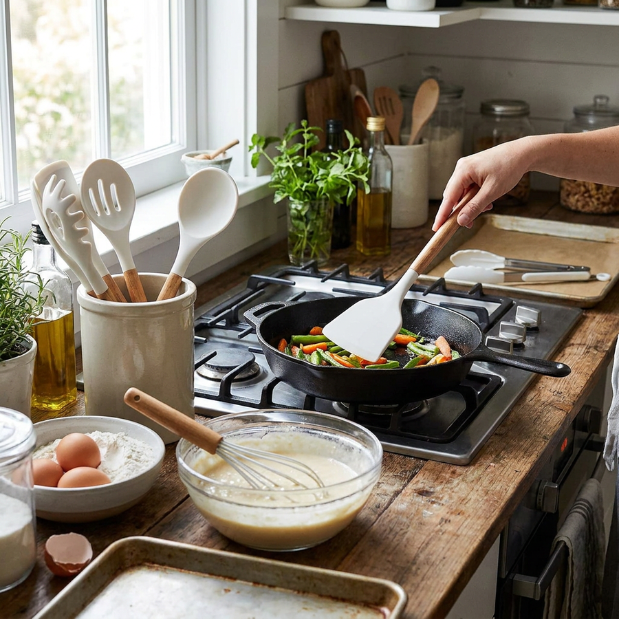 Silicone Utensils Set lifestyle